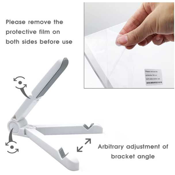 Reusable LED Light Glass Writing pad